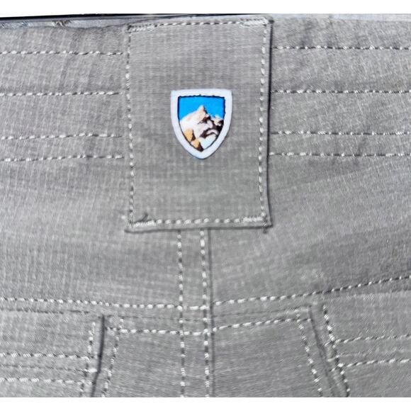 KUHL Horizn Gray Ripstop Skinny Pants 10 Short Hiking Climbing Outdoor Active - Picture 5 of 11
